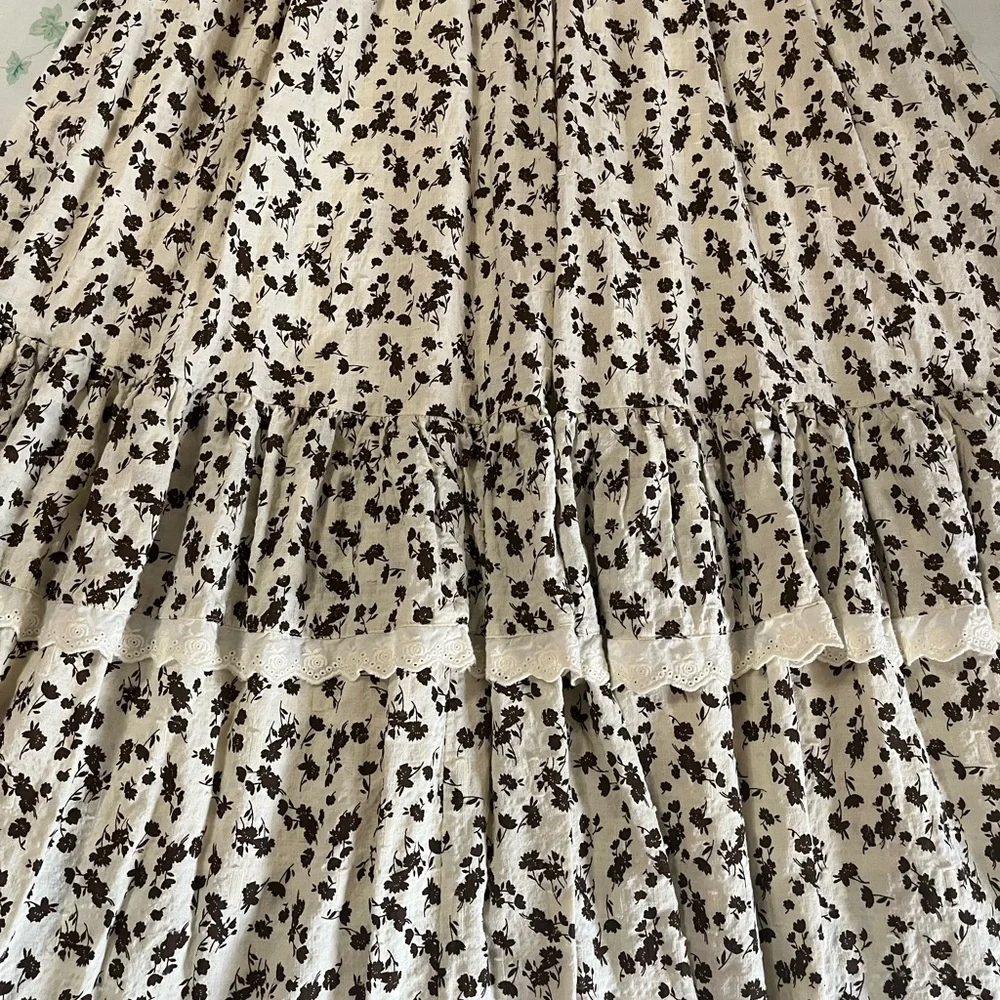 Floral Long Sleeve Maxi Dress - Picture 4 of 7